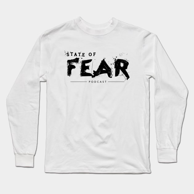 SOF Black logo Long Sleeve T-Shirt by State of Fear Merch